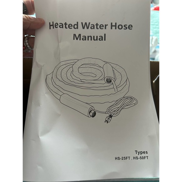 NEW 25 FT Heated Water Hose Withstand Down to -40℉ Lead &  BPA Free - Picture 6 of 14